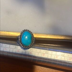 Vintage Turquoise Sterling Silver Ring